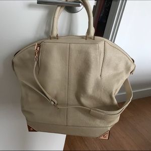 Cream Alexander Wang Emile Tote with Rose Gold